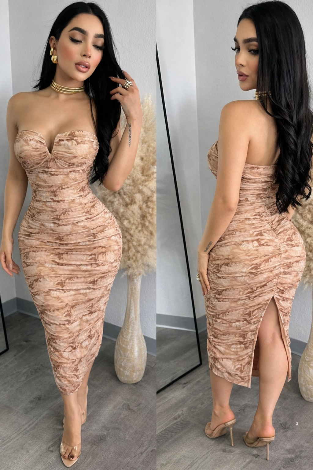 ELMA midi vestido