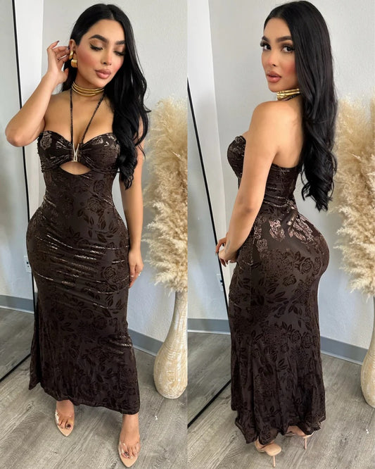 YANIN midi vestido