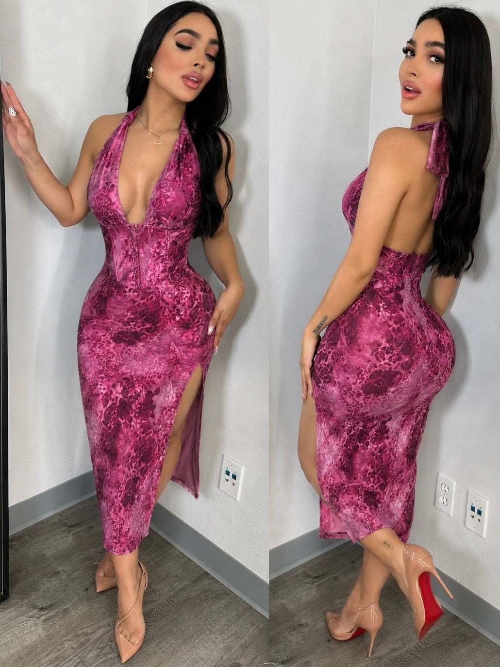 JIMENA midi vestido
