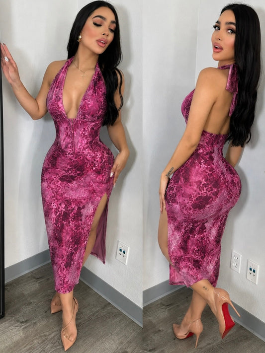 JIMENA midi vestido