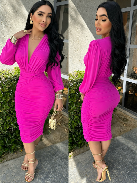INÉS  midi vestido