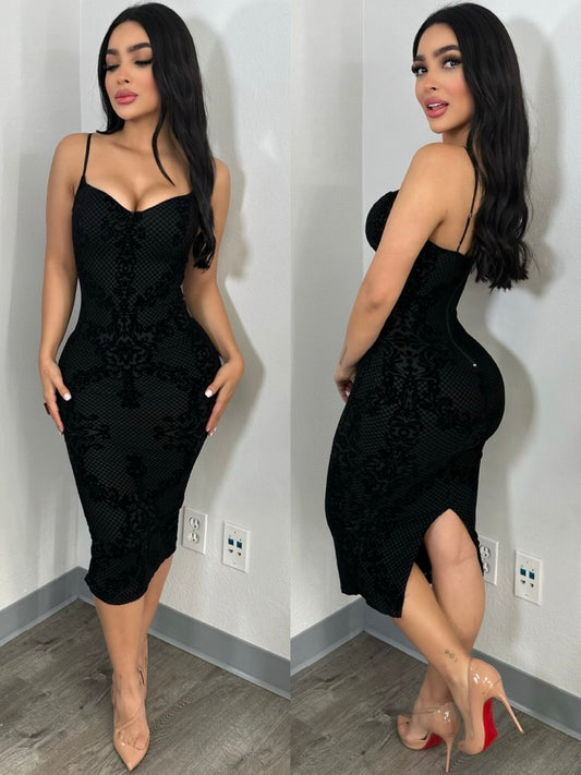 DORIAN midi vestido