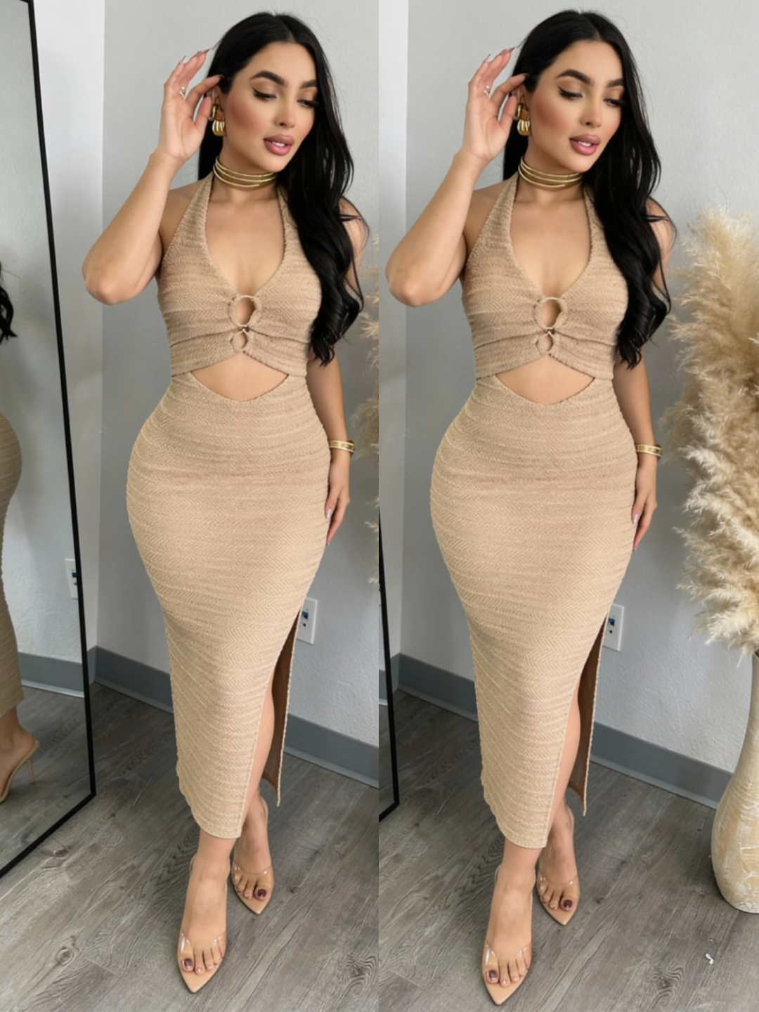 SERENY midi vestido