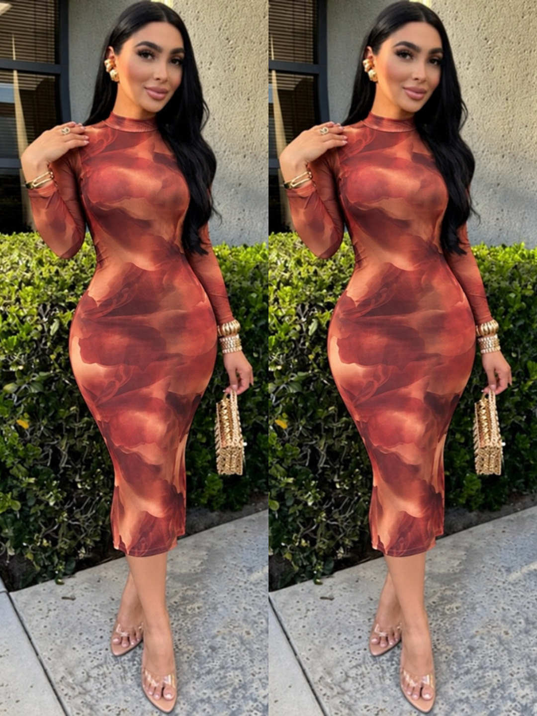 OCTAVIA  midi vestido