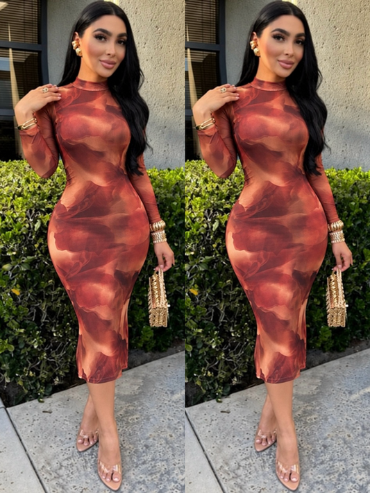 OCTAVIA  midi vestido